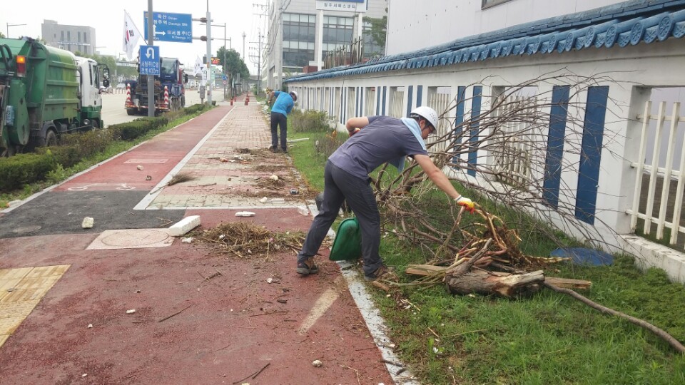 청주시, 집중호우 피해 지역 폐기물 처리 신속 대응