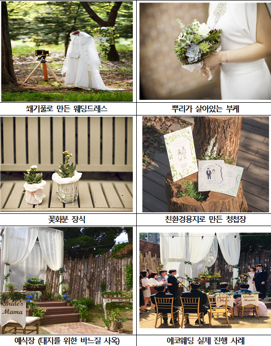 웨딩드레스도 꽃장식도 저탄소…에코웨딩 탄소발자국 첫 인증